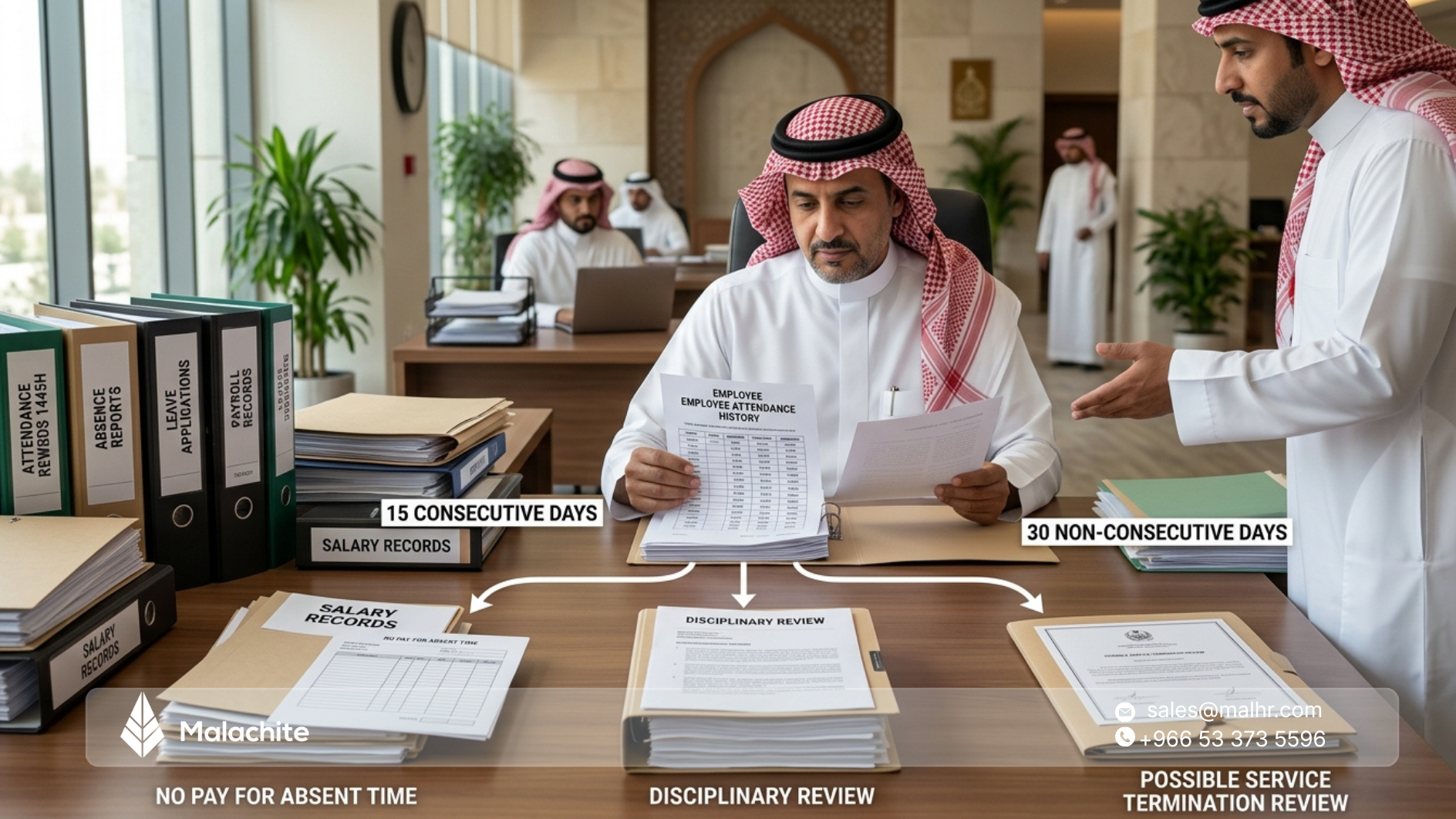 نظام الانضباط الوظيفي للموظف الحكومي: المخالفات والعقوبات والغياب